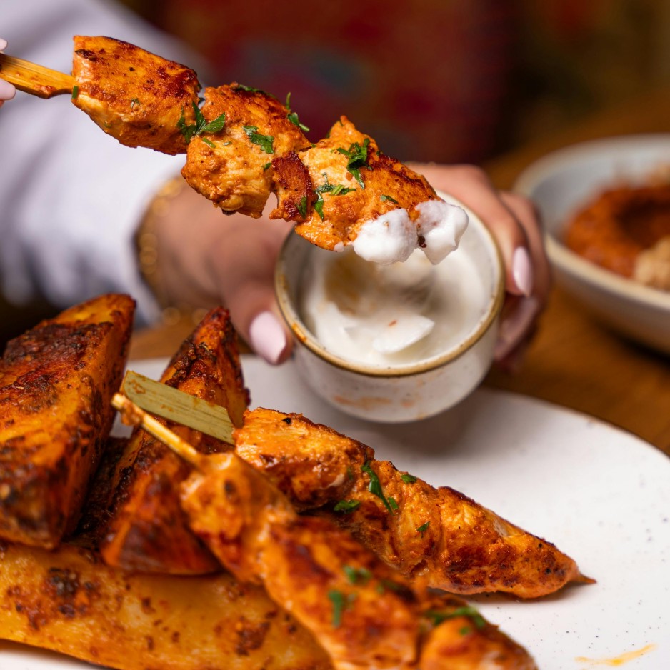 chicken skewers