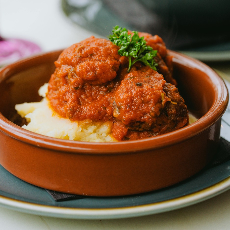 spiced potato mash